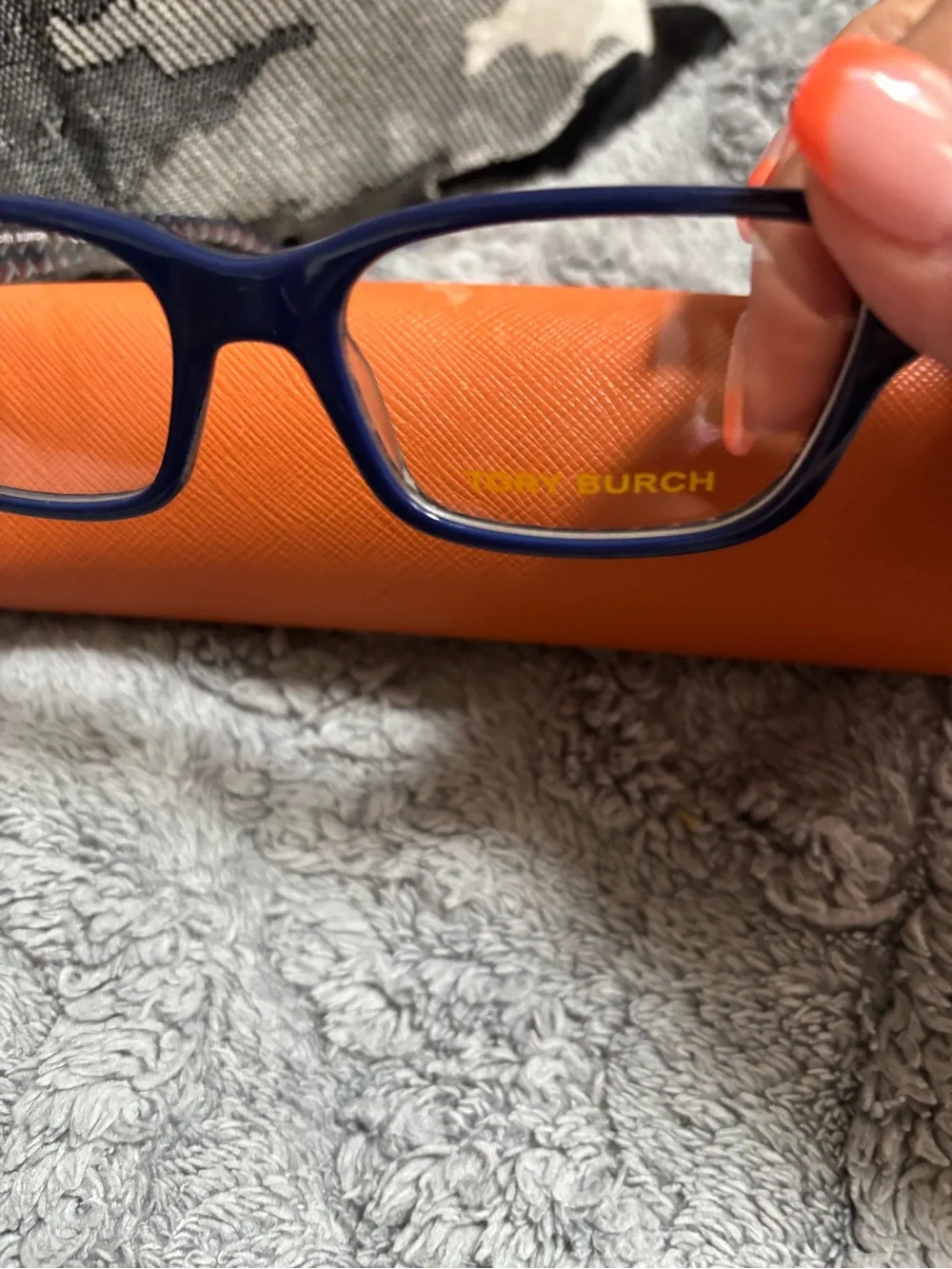 Tory Burch TY2074 1555 Navy Blue Eyeglass Frames NWOT w/ Case & Cloth Rx Ready